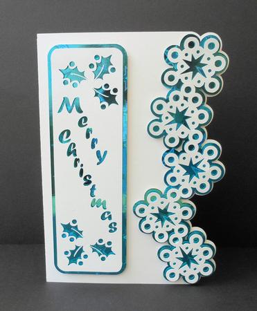 Holly & Snowflake Christmas Card / / by Diane Baldrey