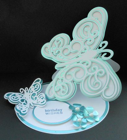 Butterfly Easel Card / / by Diane Baldrey