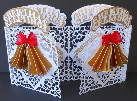 Christmas Greetings Door Card by Diane Baldrey