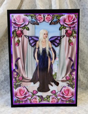 Amethyst Calisi Fairy & Romantica Roses by Diane Baldrey
