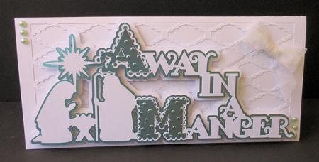 Christmas Away in a Manger Layered Topper by Diane Baldrey
