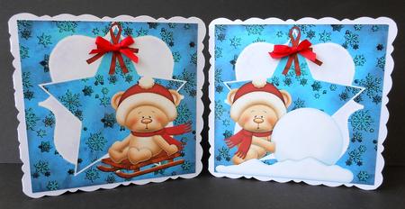 Christmas Toppers and Insert by Diane Baldrey