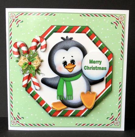 Happy Penguin Christmas by Diane Baldrey