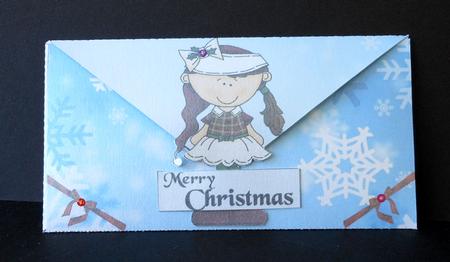Miss Clause Cameo Money Envelope by Diane Baldrey
