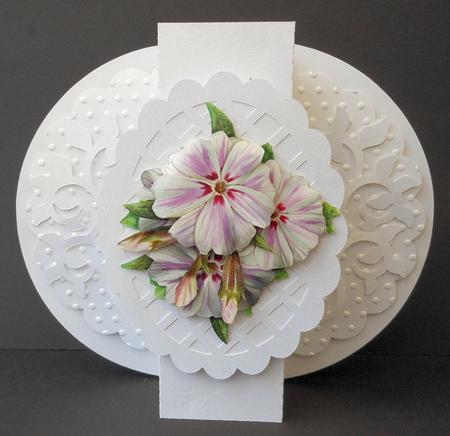 493 Folded Round Card by Diane Baldrey