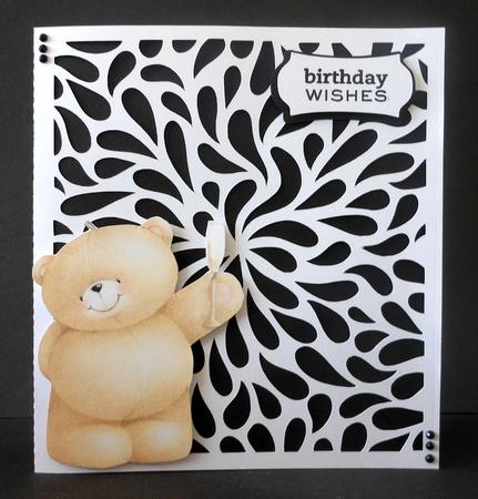 509 Fancy Raindrops Card by Diane Baldrey