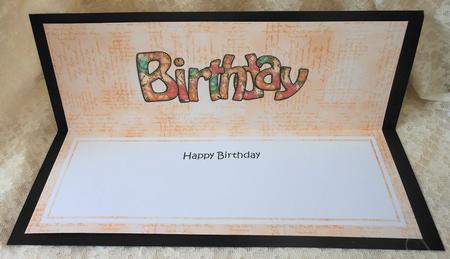 Birthday Large Dl Matching Insert by Diane Baldrey