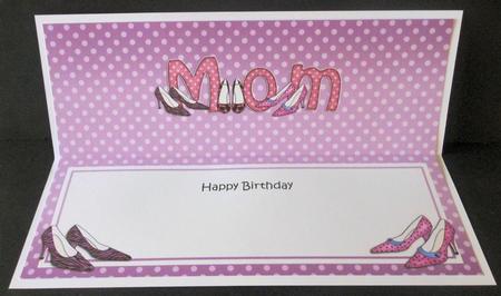 Birthday Mom Matching Large Dl Insert by Diane Baldrey