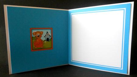 Rusty Dog's Heart Matching Square Insert by Diane Baldrey