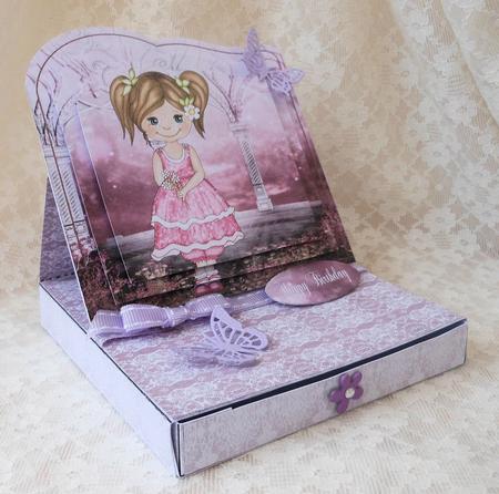 Little Girl Easel Draw Kit by Diane Baldrey