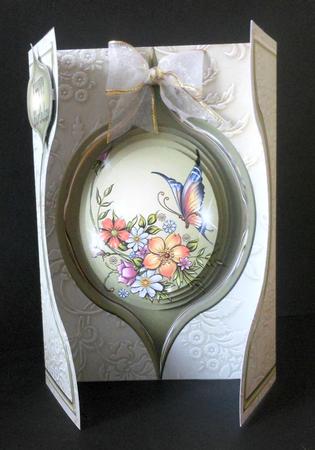 Flowers and Butterfly Gatefold Mini Kit by Diane Baldrey