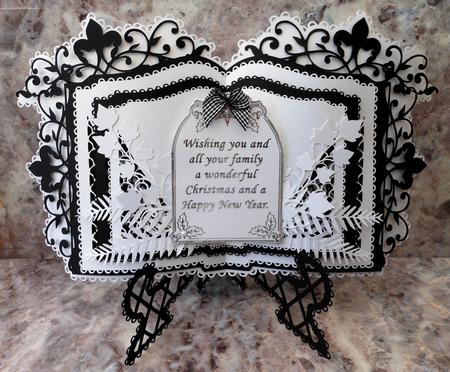 Plain Christmas Book & Stand by Diane Baldrey
