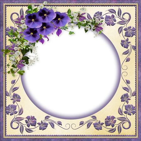 Pansy Embellishments by Diane Baldrey