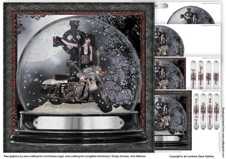 10 Motorcycles by Diane Baldrey