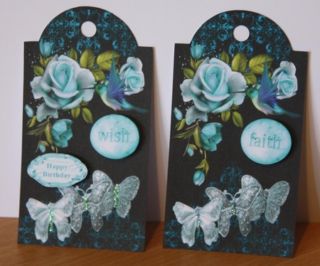 Two Gift Tags with Word Stones Featured Gallery Photo