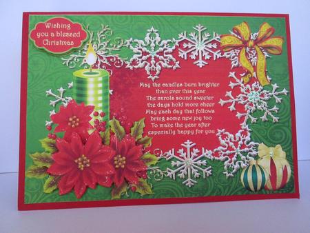Poinsettia Candle by Dianne Anderson