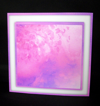 Lilac Fantasy Card front  by Dianne Jackson