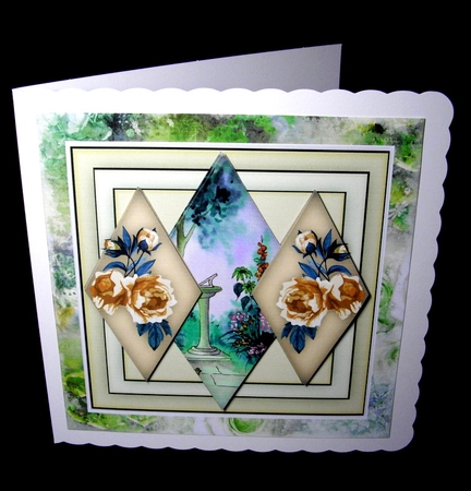 Buff Triple Diamond  by Dianne Jackson