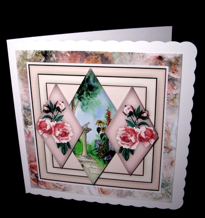 Pink Triple Diamond  by Dianne Jackson