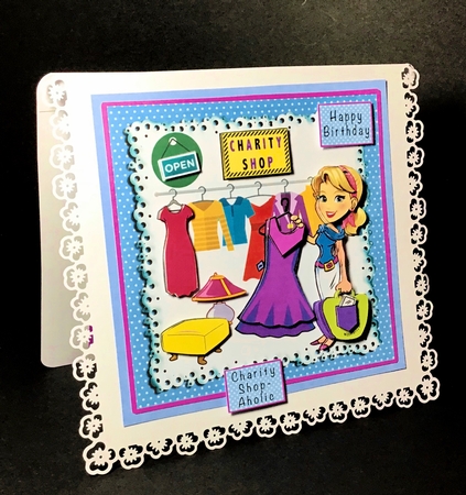 Young Charity-Shop Aholic - Decoupage by Dianne Jackson