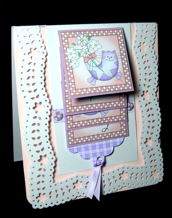 Cute Cat Waterfall Sheet by Dianne Jackson