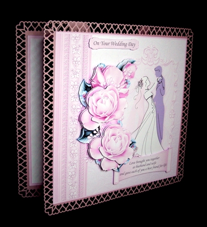 BRIDE & GROOM 1ST DANCE Wedding Day 8x8 Decoupage Mini Kit by Dianne Jackson