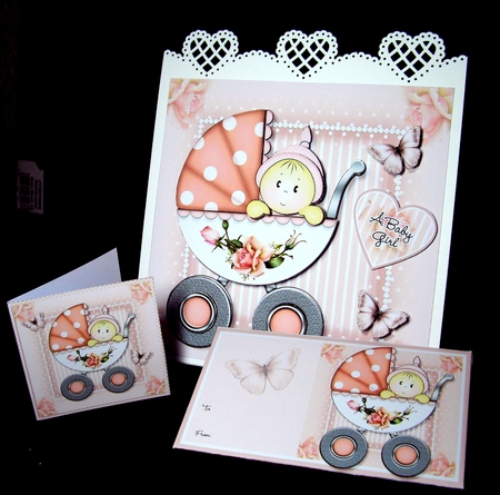 Baby Pram Bumper Kit New Baby Boy/Girl by Dianne Jackson
