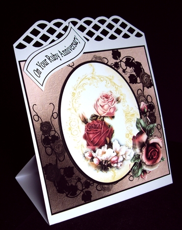 Vintage Roses Scrollerie by Dianne Jackson