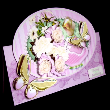 Perfume and Roses - Oval Card Mini Kit by Dianne Jackson