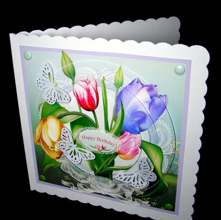 Spring Tulip Pyrimage by Dianne Jackson