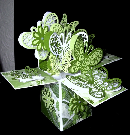 Green Clovers Paper, With Borders 2 by Dianne Jackson