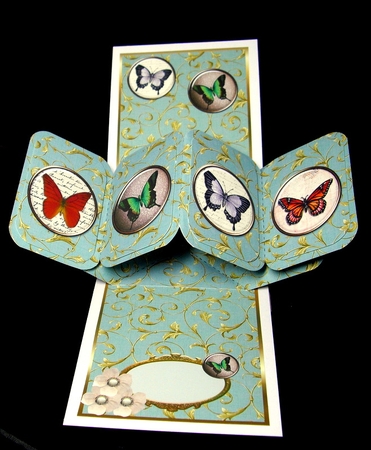 Butterfly Buttons Twist & Pop Card by Dianne Jackson