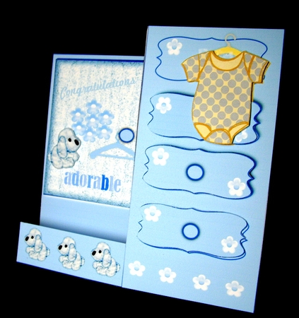 Baby Boy Drawers With Template by Dianne Jackson