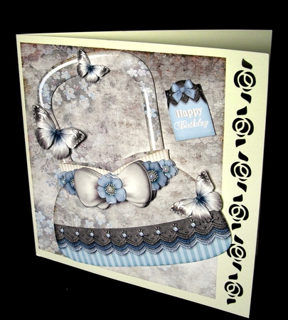 Vintage Handbag Card with matching envelope 1233 by Dianne Jackson