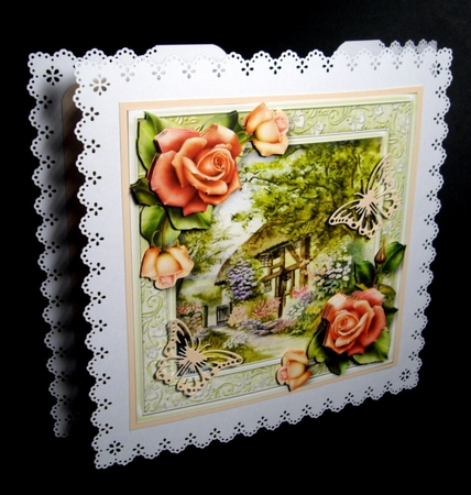 The Country Cottage 8x8 by Dianne Jackson
