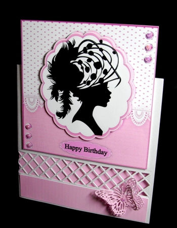 Beautiful Mavue  Silhouette Lady  by Dianne Jackson