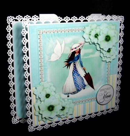 Pretty Girl & Flowers by Dianne Jackson