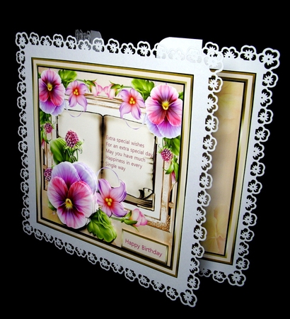 Pansy with verse by Dianne Jackson