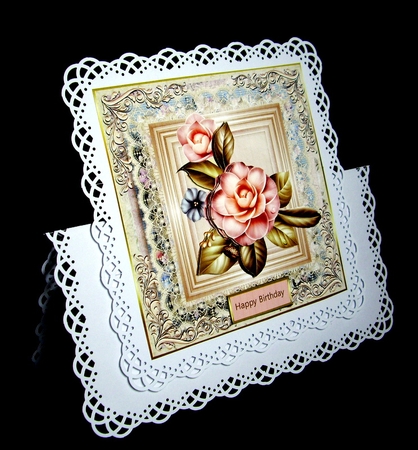 Camelia and lace by Dianne Jackson