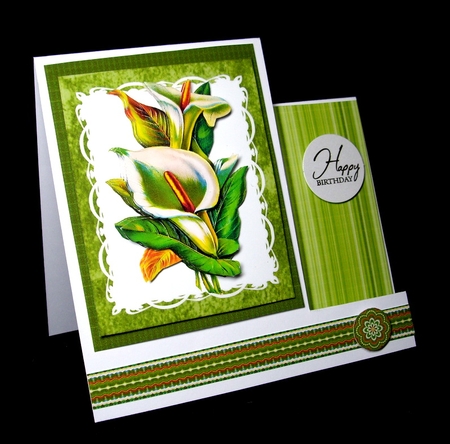 Floral Topper Sheets with embellishments - Lily by Dianne Jackson