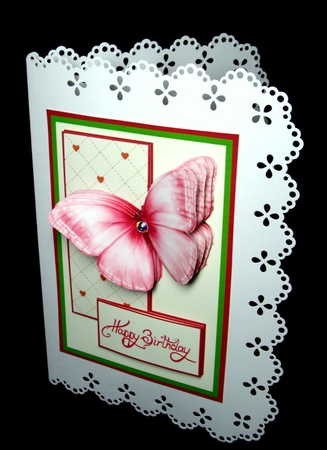 Elegant Butterfly Card Front (1) by Dianne Jackson