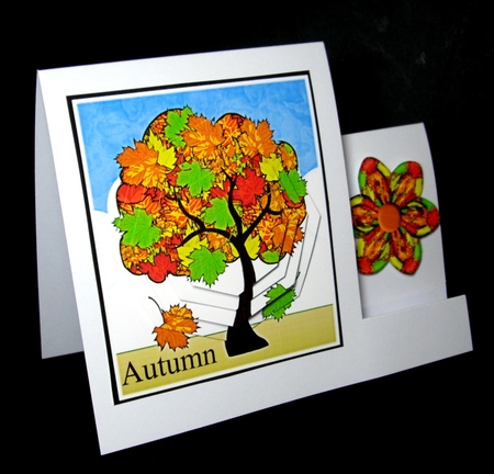 SEASONS - Autumn Card Topper - Tree by Dianne Jackson