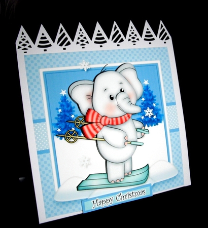 Skiing Ella Mini Kit by Dianne Jackson