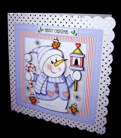 Chilly with Bird House Lilac Mini Kit by Dianne Jackson