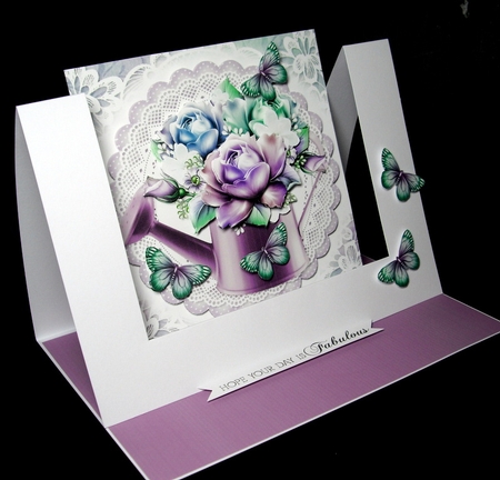 Watering can Full of Roses 1 by Dianne Jackson