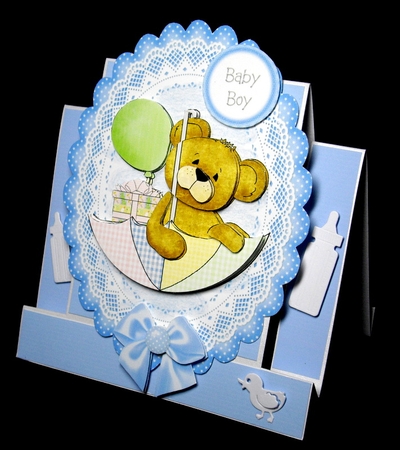 Baby Shower Boy Topper 2 by Dianne Jackson