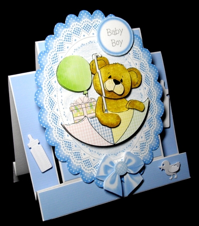 Baby Shower Boy Topper 2 by Dianne Jackson