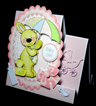 Baby Shower Girl Topper 2 by Dianne Jackson