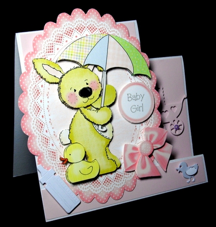 Baby Shower Girl Topper 2 by Dianne Jackson
