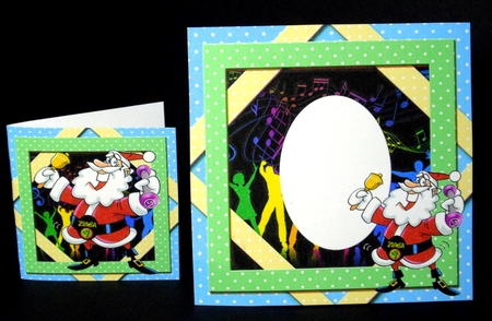 Santa Love To Zumba Insert by Dianne Jackson